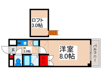 間取図 クレオ舞浜Ⅲ