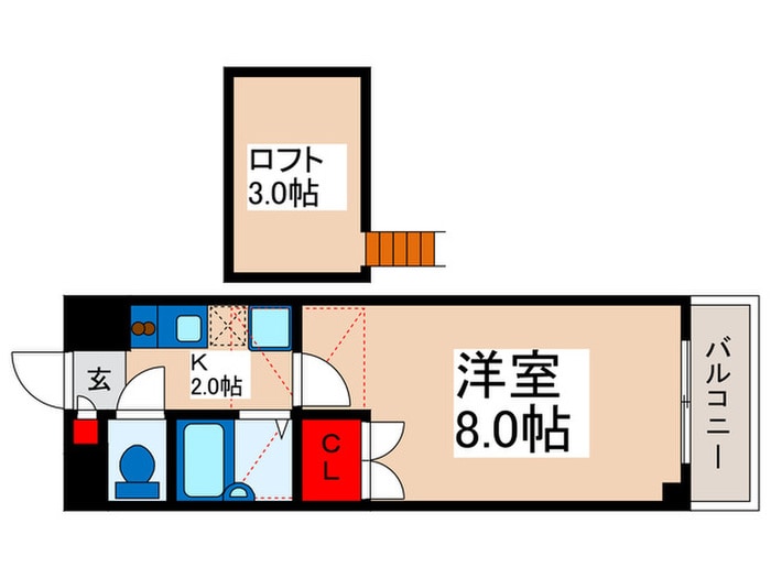 間取り図 クレオ舞浜Ⅲ