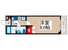 クレオ舞浜Ⅲ 1Kの間取り