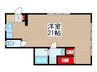 ビレッジハウス１４ 1Rの間取り