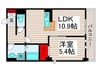 Pin Toujours 1LDKの間取り