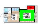 第二秋谷コーポの間取図