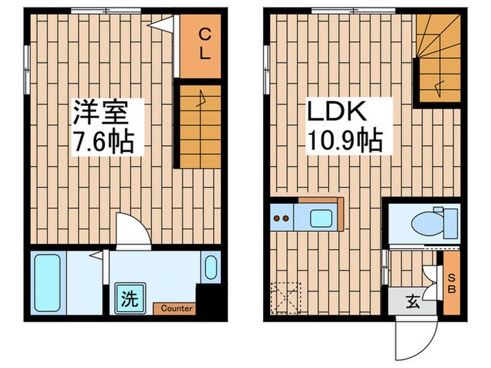 間取り図 アズ南大井レジデンス