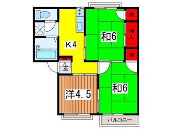 間取図 ヴェルレーヌ浦和