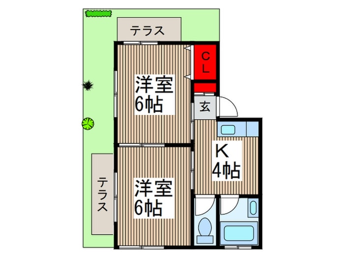 間取り図 サンハイツ