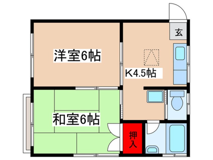 間取図 マルソノハウス