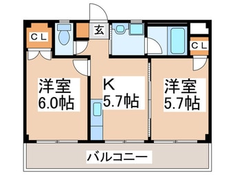 間取図 北雄マンション