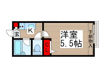 間取図 ヒルサイド清瀬