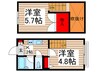 ヒルサイド清瀬 2Kの間取り