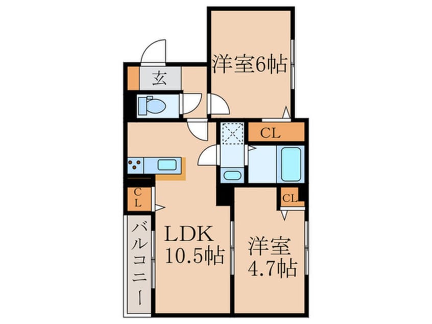 間取図 セレスティア若宮