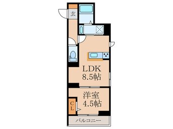 間取図 セレスティア若宮