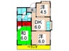 中澤ﾊｳｽ 3DKの間取り
