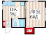 コーポタカヤマ 1DKの間取り
