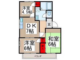 間取図 フレグランス978Ｂ