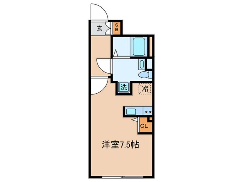 間取図 レジデンス市谷仲之町