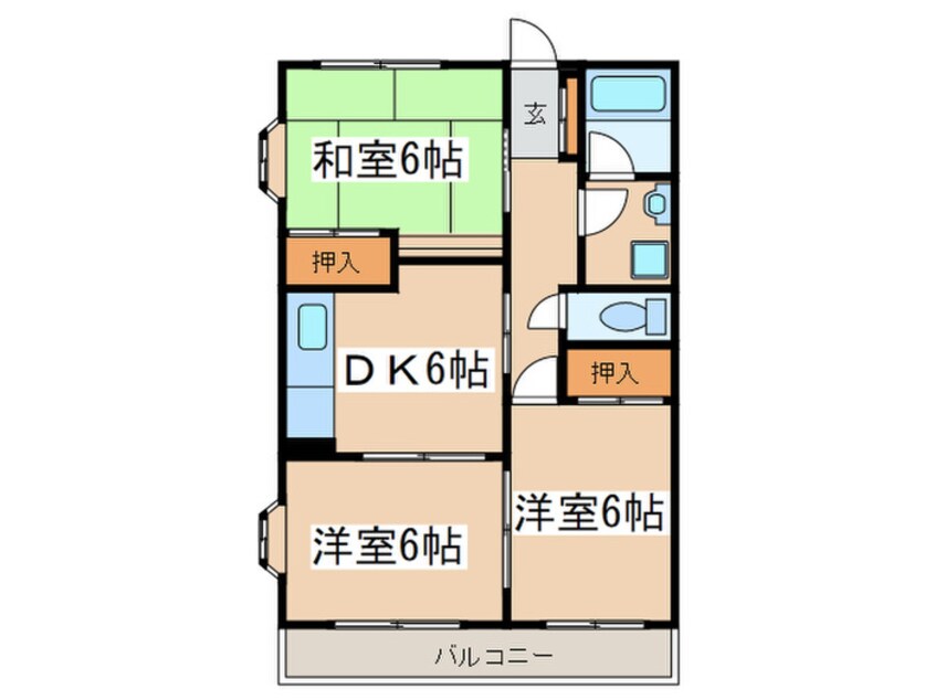 間取図 メゾン渋谷