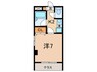 ベルコ－ト１０４ 1Kの間取り
