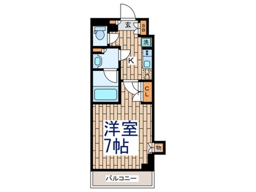 間取図 ＲＥＳＩＤＩＡ池上Ⅱ