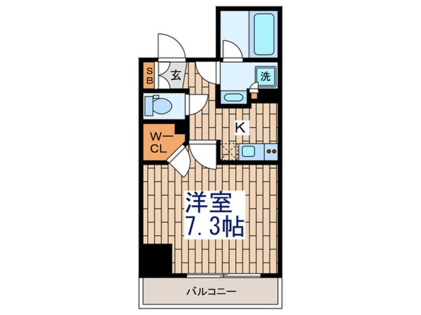 間取図 ＲＥＳＩＤＩＡ池上Ⅱ