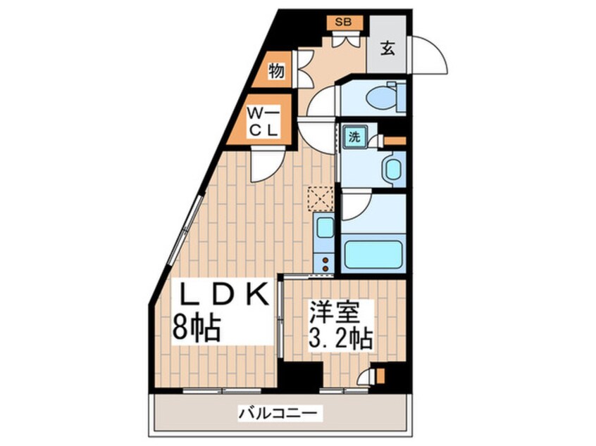 間取図 ＲＥＳＩＤＩＡ池上Ⅱ