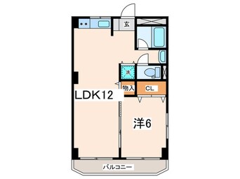 間取図 フラワ－マンション