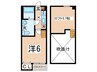 Buena　Vida 1Kの間取り