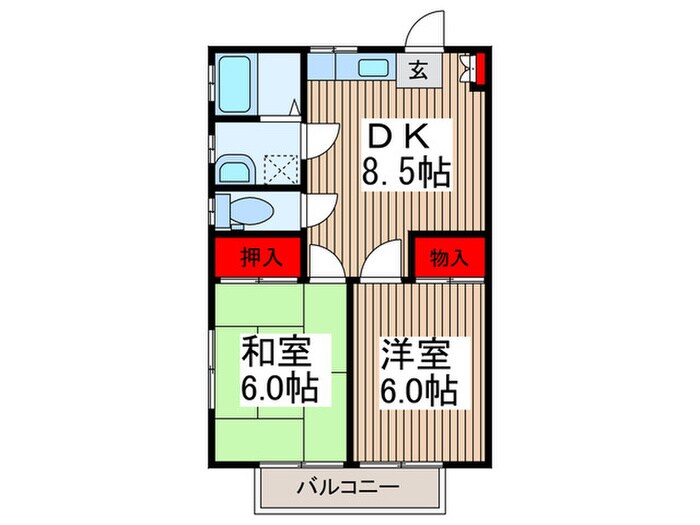 間取り図 ハイツ斉藤