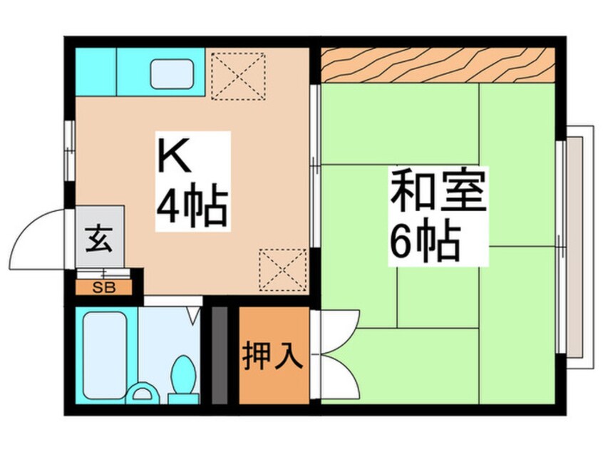 間取図 ｴｽﾃ-ﾄﾋﾟｱ山崎