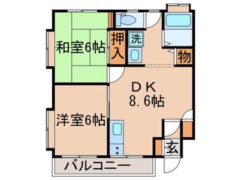 間取図 ガーデンハウス山勝２号棟