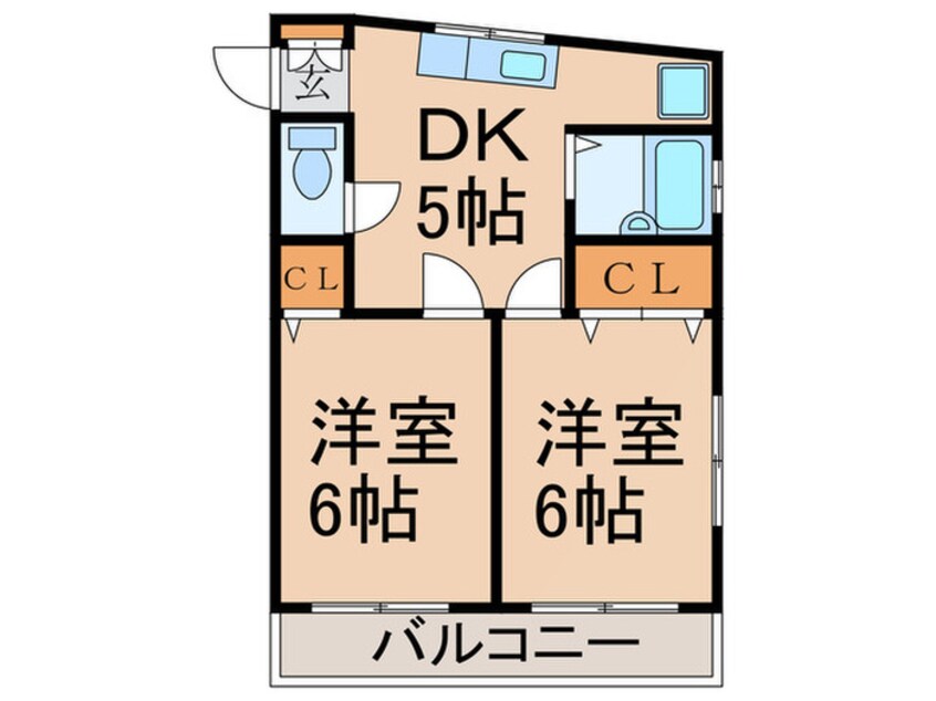 間取図 第二マンション宍戸