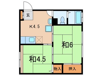 間取図 渡辺コーポ