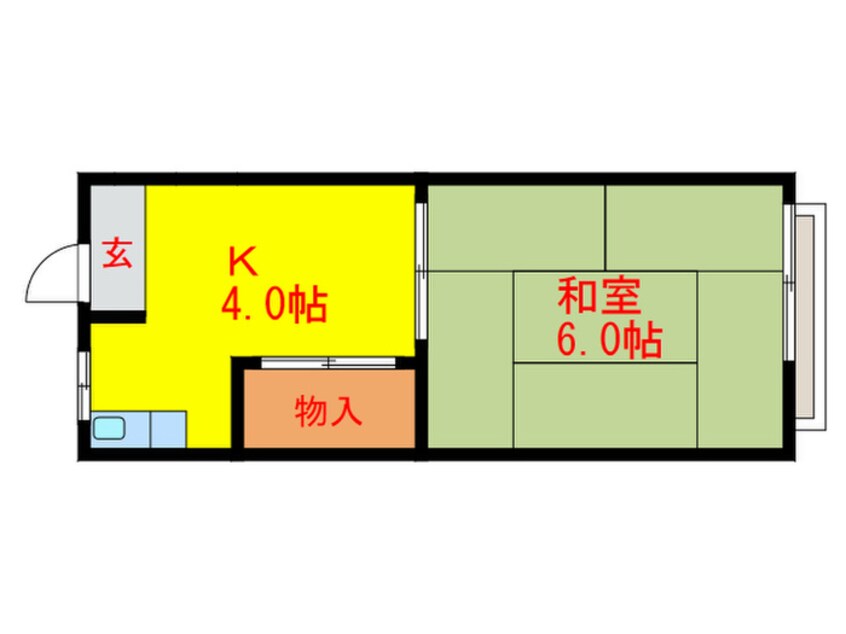 間取図 荒畑荘