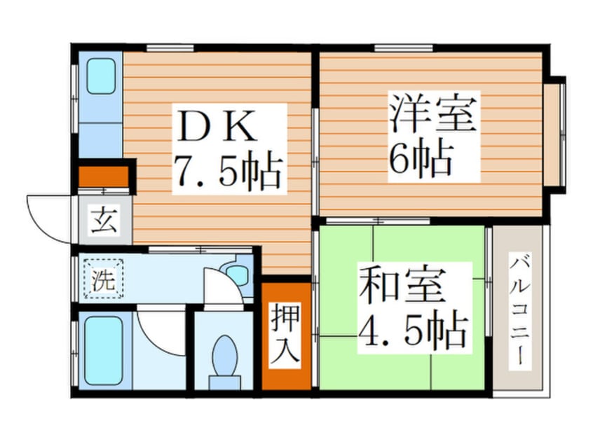 間取図 セイセンハイツ Ⅱ