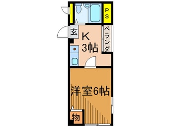間取図 第６シンエイビル