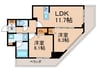 URBANLINKときわ台 2LDKの間取り