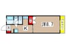 ハイツナカムラ第一 1Kの間取り