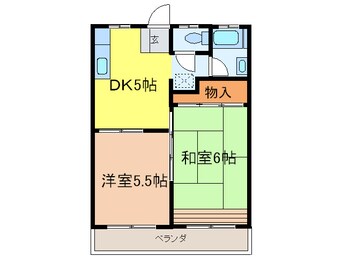 間取図 レジデンスベリール　Ｂ