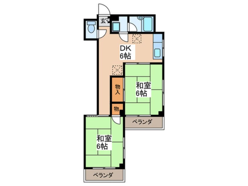 間取図 メゾン片桐