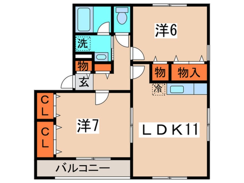 間取図 コモンズあざみ野Ｃ