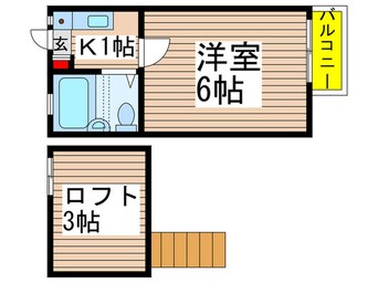 間取図 第二コマツコーポ