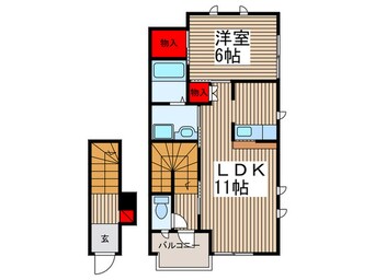 間取図 アレプロッツ・Ⅲ