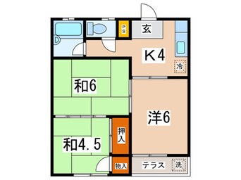 間取図 ビュ－ハイツ海老名