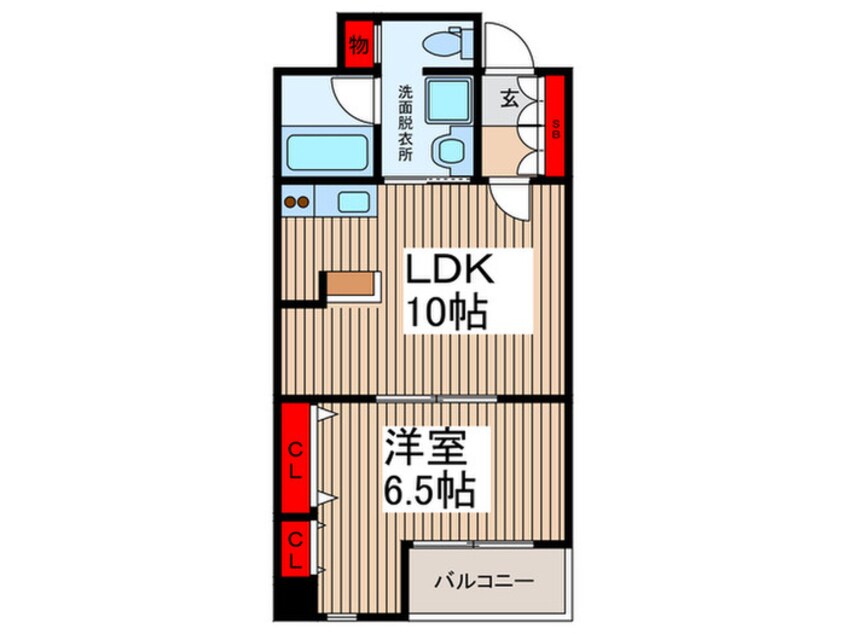 間取図 アクシーズグランデ蕨Ⅱ