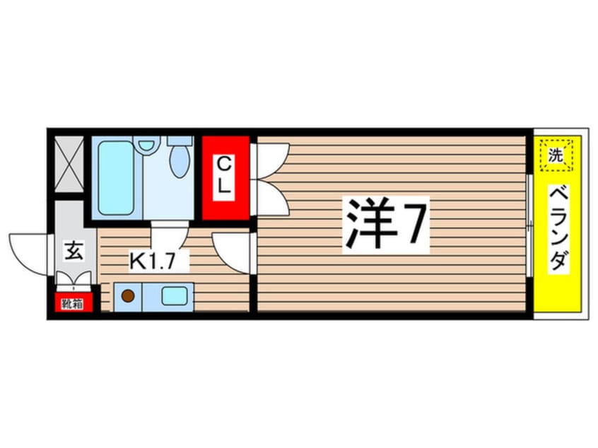 間取図 シャト－ロマネ