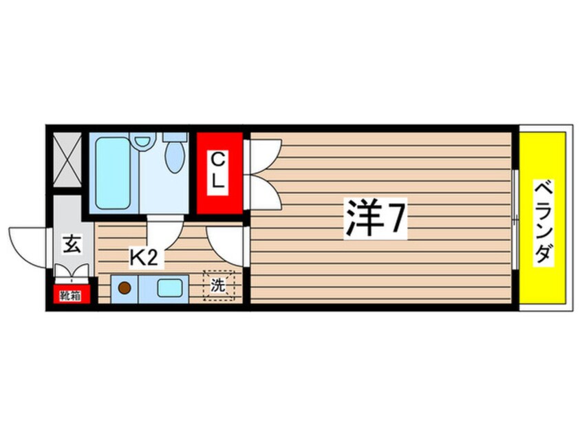 間取図 シャト－ロマネ