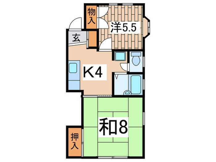 間取り図 アミューズ磯子壱番館