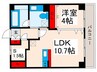 いずみマンション 1LDK+Sの間取り