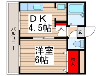 間取図 ジュネパレス松戸　第７６