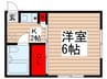 紺屋ビル 1Kの間取り