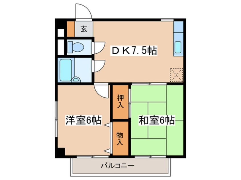 間取図 サンヒルズ